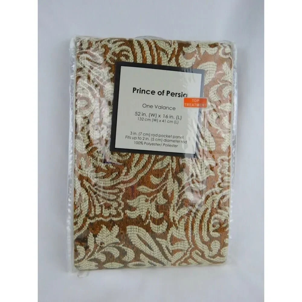 Curtain Westgate Prince of Persia Top Treatment Valance‎ 52 in W x 16